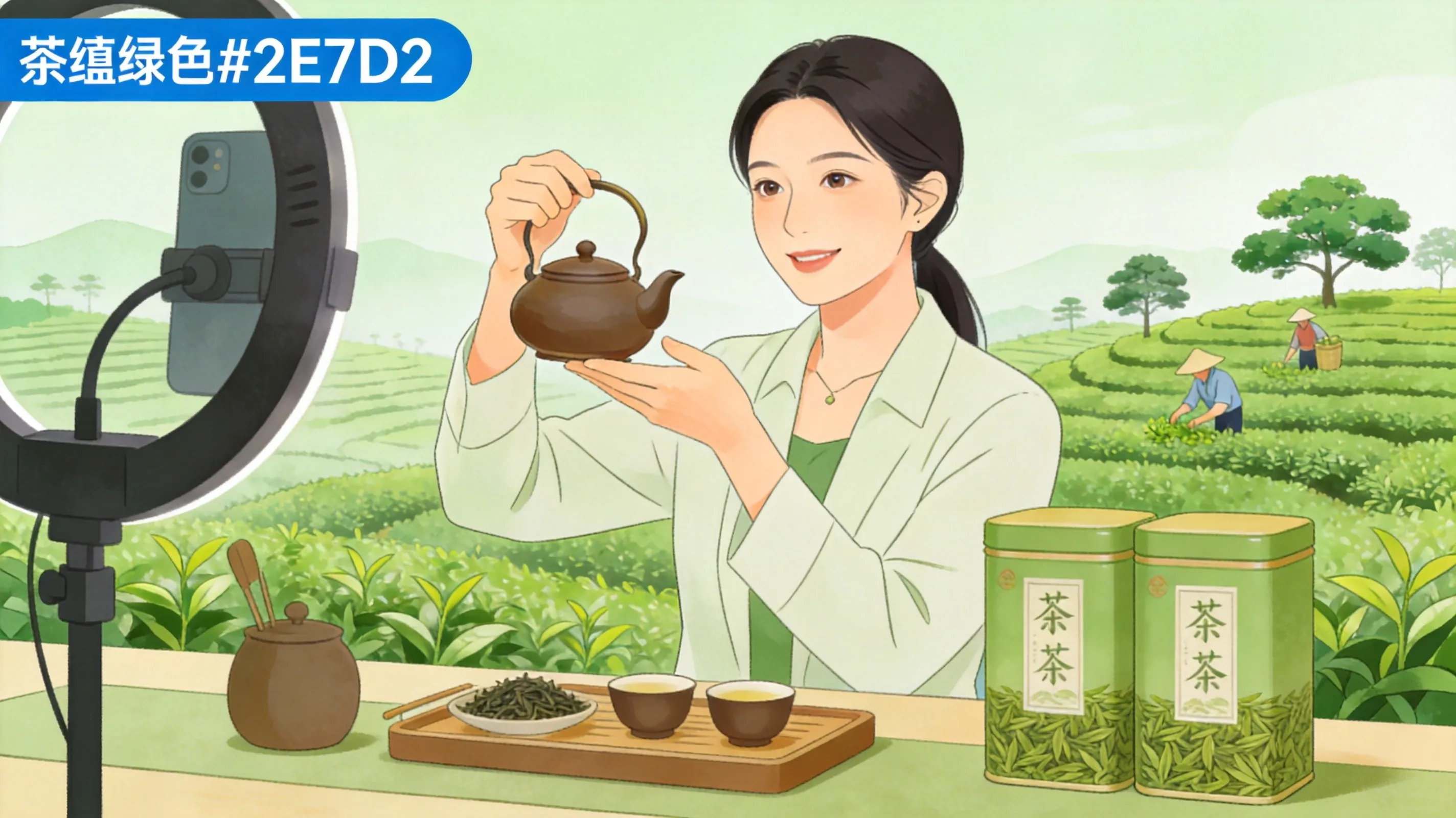 壹窑茶业×视频号ADQ+微信豆7:3投流：月销千万、退货率仅3%、回购率90%的茶叶产业带打法拆解
