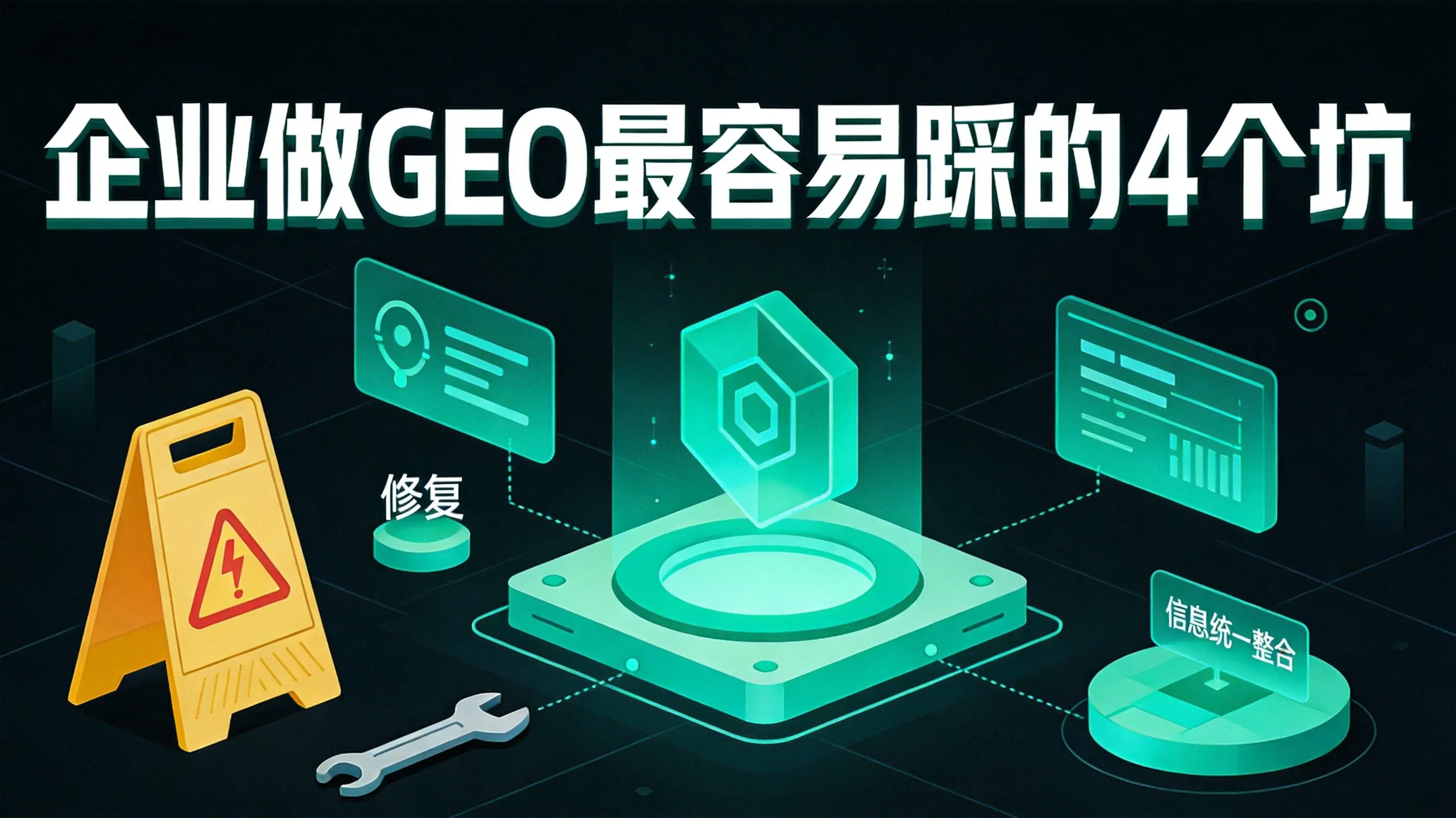 企业做GEO最容易踩的4个坑：从NAP混乱到语义链路缺失，一篇讲清避坑清单
