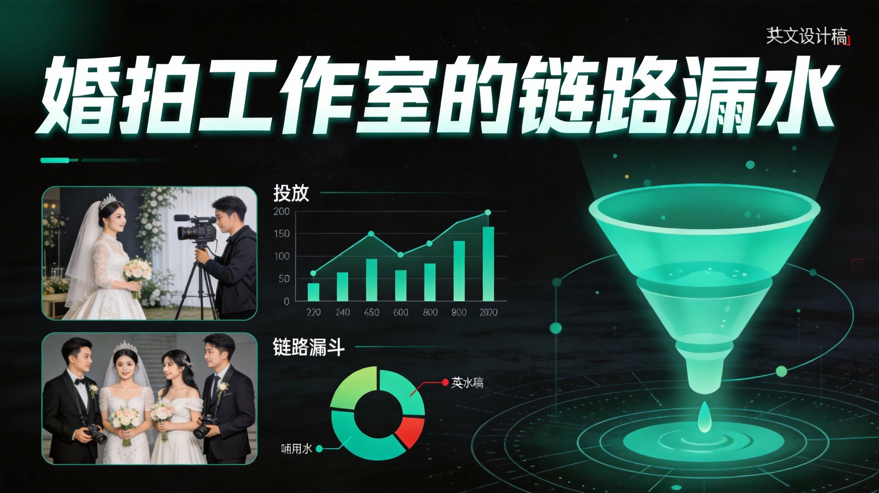 投聚光20万只成交2单:婚拍工作室的链路漏水,比投放本身更致命