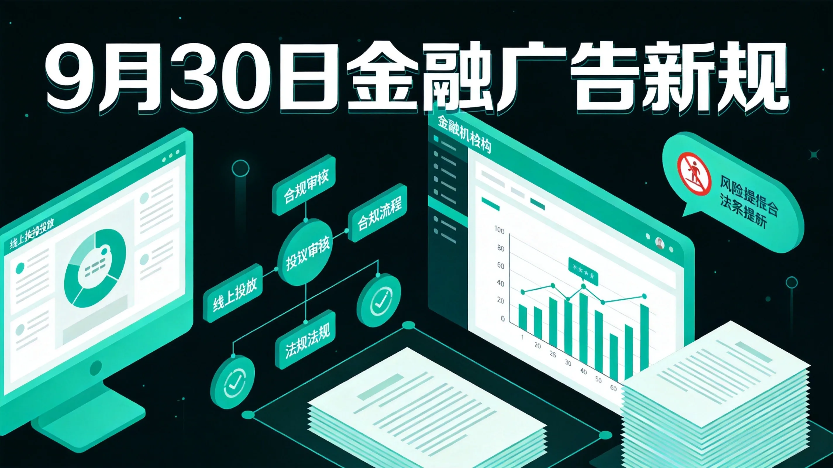 9月30日金融广告新规倒计时：金融机构做线上投放，这5处必须立即整改