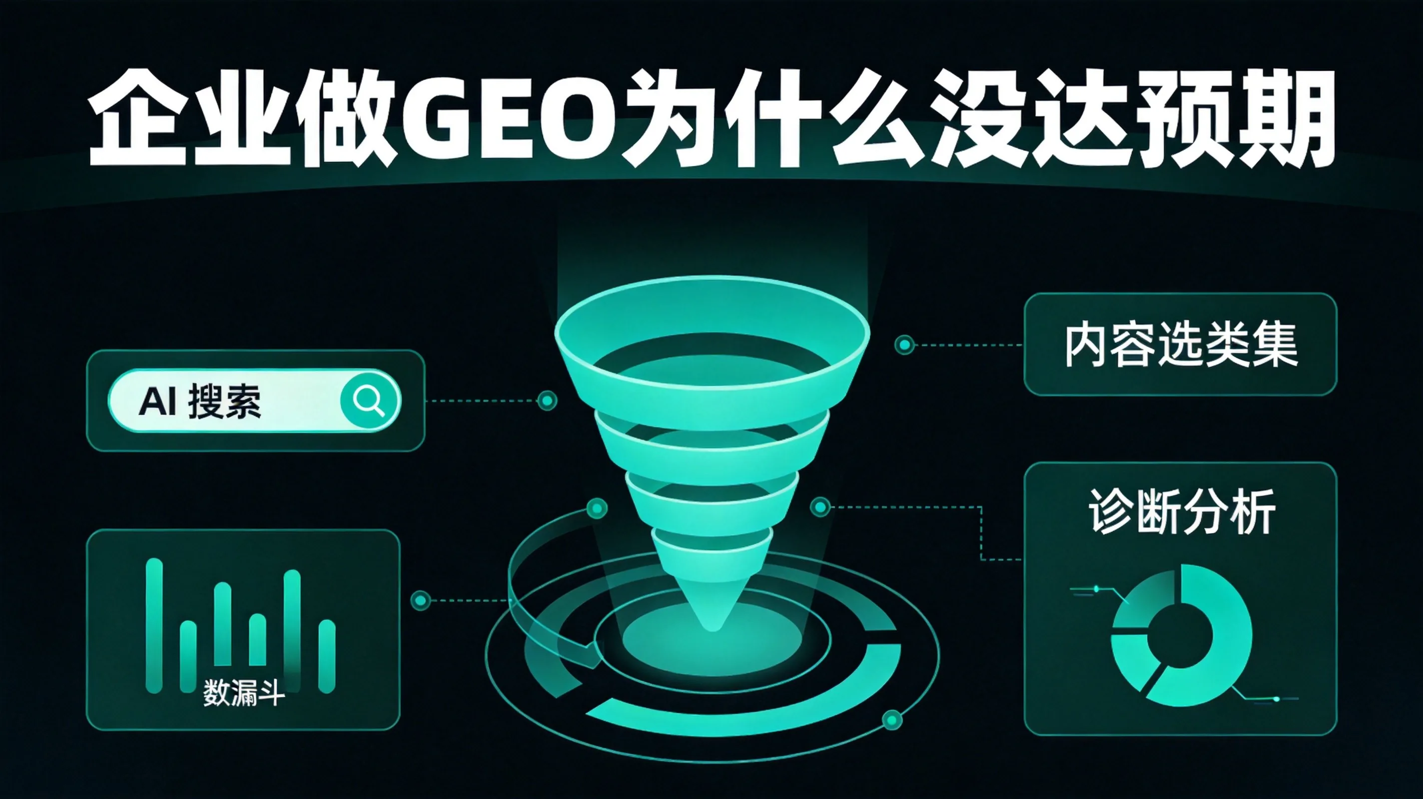 为什么超85%的企业做GEO没达到预期?拆解无收录、排名靠后背后的三个共性卡点