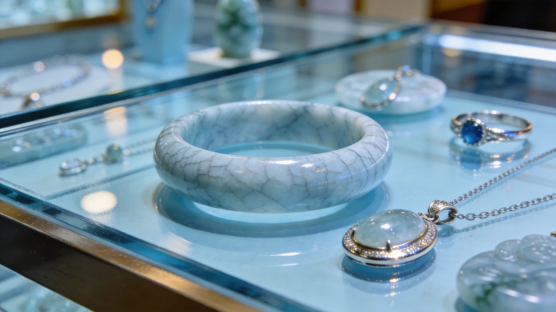珠宝展示实景